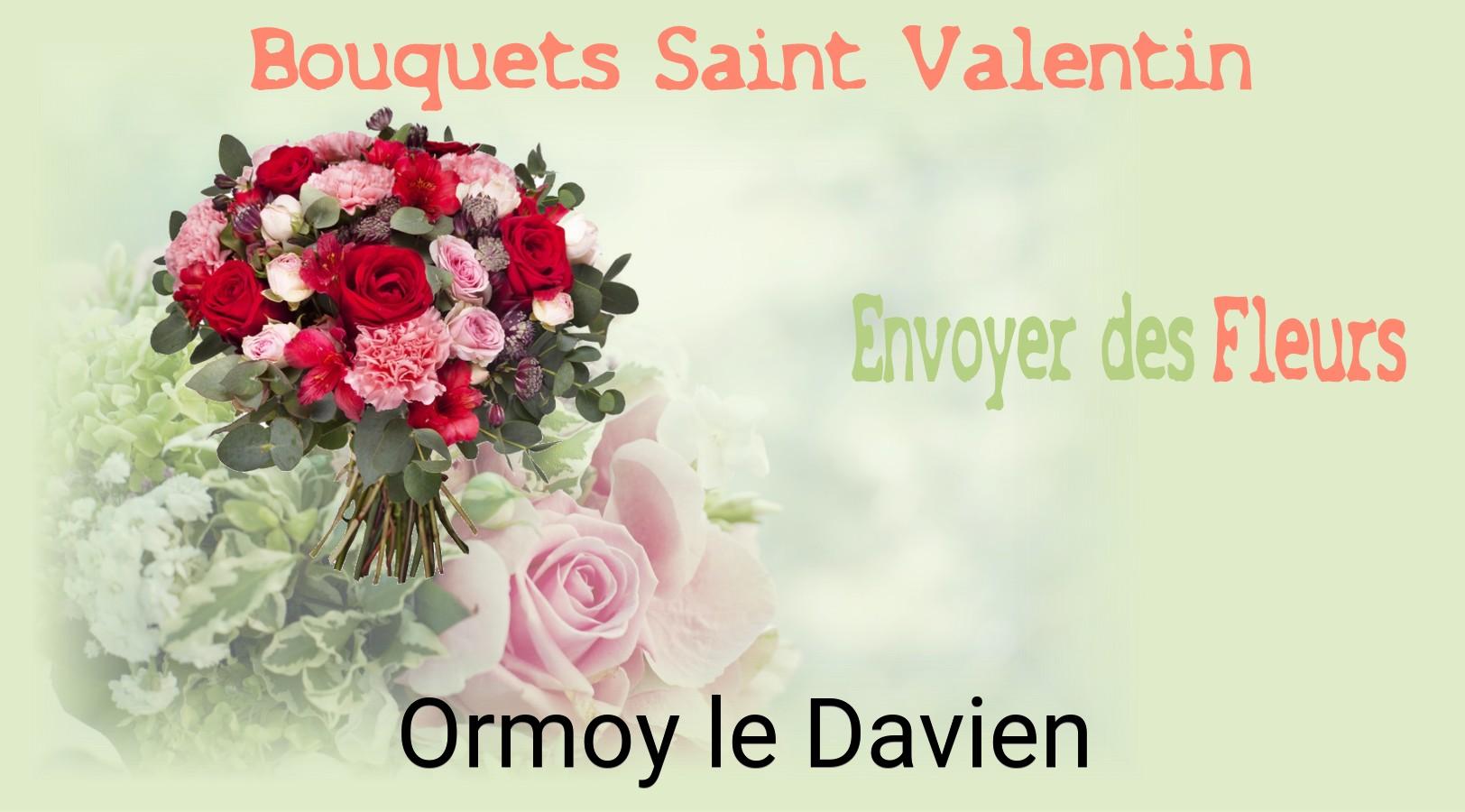 Roses de Saint-Valentin livrées à Ormoy-le-Davien